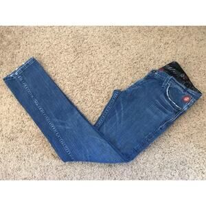 Literature Medium Wash Light Distressed Women’s Skinny Jeans Size 28 Inseam 31